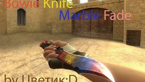 Bowie Knife Marble Fade (FN) [Hand Wraps] by Цветик:D