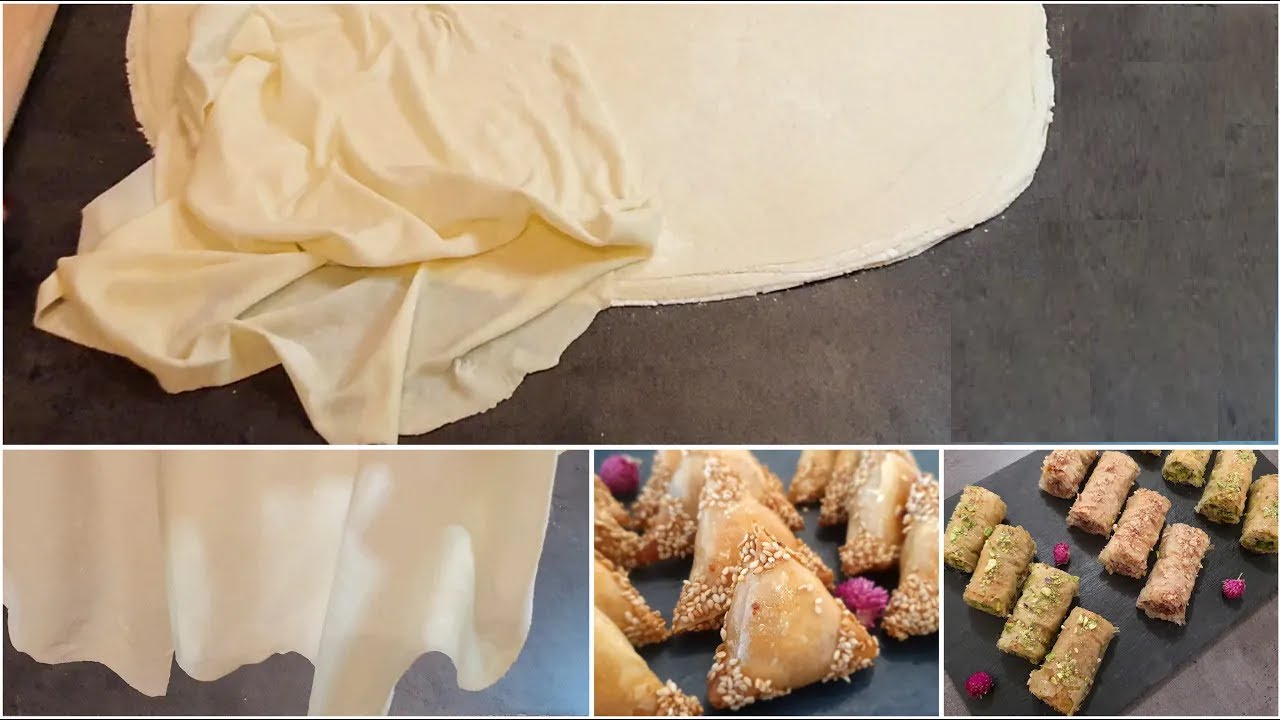 وداعا لشراء ورقة الفيلو |  كل ما تحتاج معرفته عن عجينة الفيلو المنزلية  بطريقة سهلة وناجحة