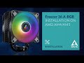 Freezer 36 A-RGB Installation on AMD