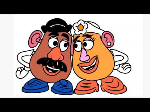 طريقه رسم استاذ بطاطس من فلم حكاية لعبة