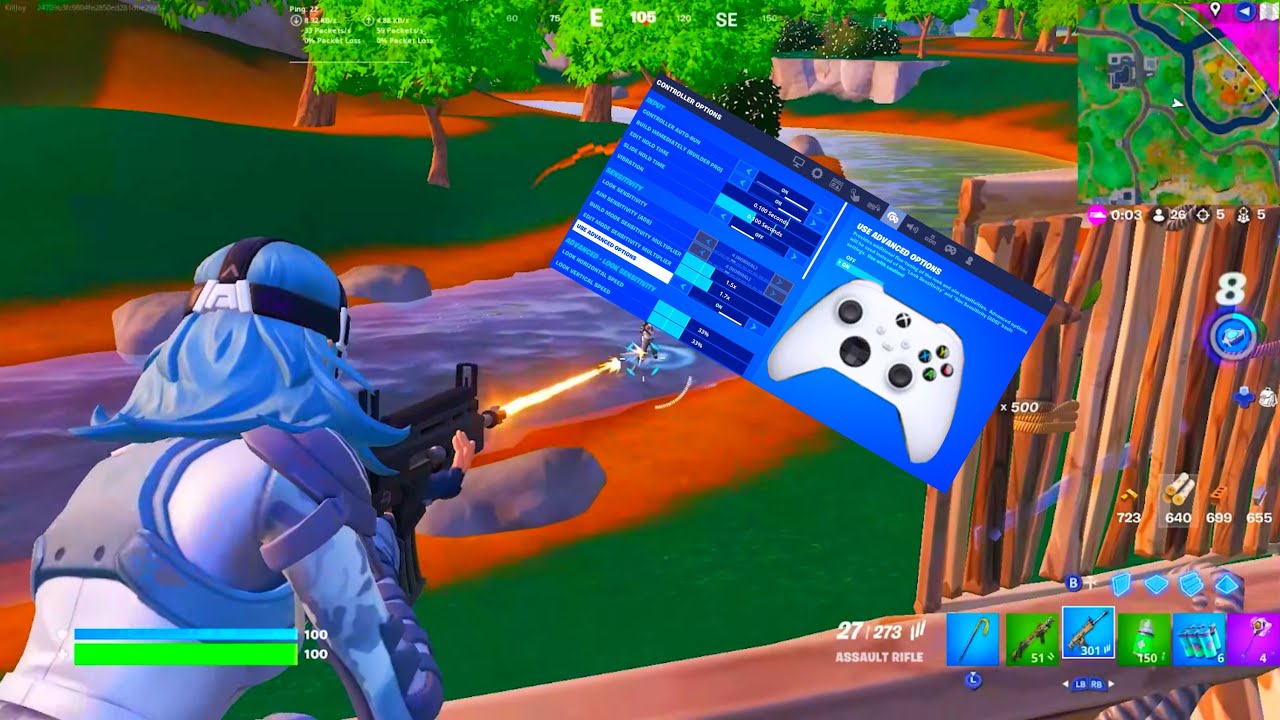 Fortnite Chapter 4 Season 1 + *BEST* Controller AIMBOT Settings (4K ...