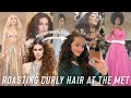 ROASTING HAIR AT THE MET WHILE RECREATING KAIA GERBERS HAIR ON MY CURLY HAIR