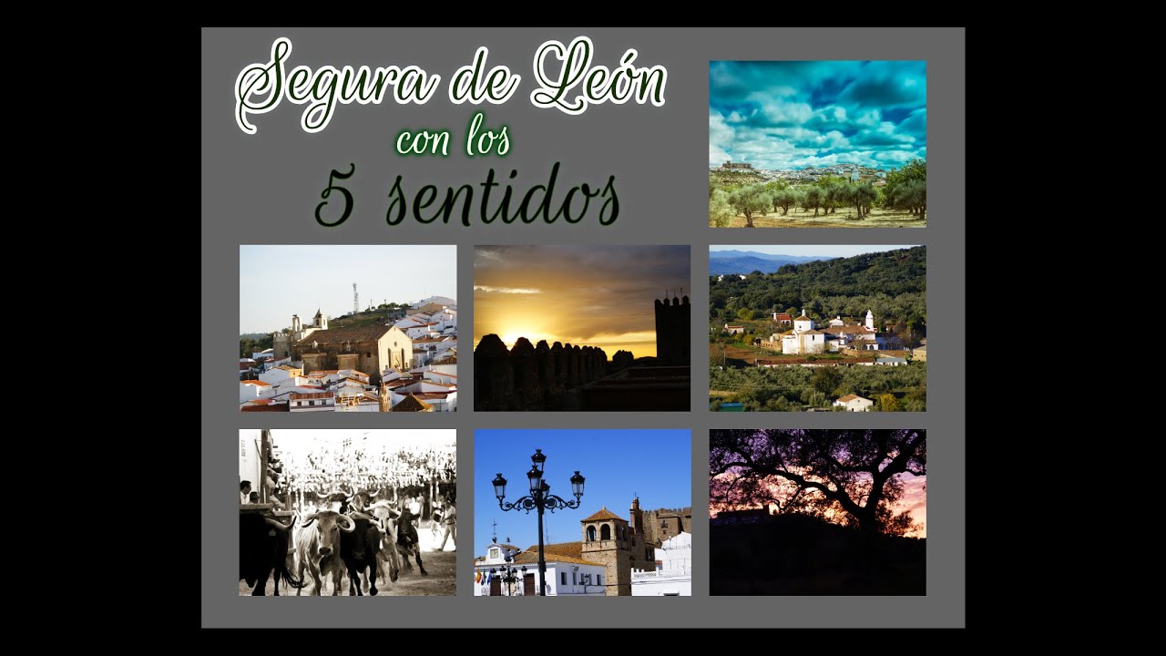 Segura de León con los 5 sentidos.