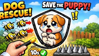 Save The Dog From Angry Bees 🐝 | Dog Rescue Game Level Challenge screenshot 3