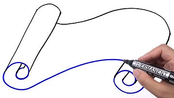 How to draw a Scroll or Parchment | Easy tutorial | Step by Step
