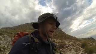 Scuppered wild camp atop Mola de s'Esclop in Mallorca