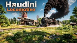 Cinematic Locomotive Animation | Houdini + Karma XPU