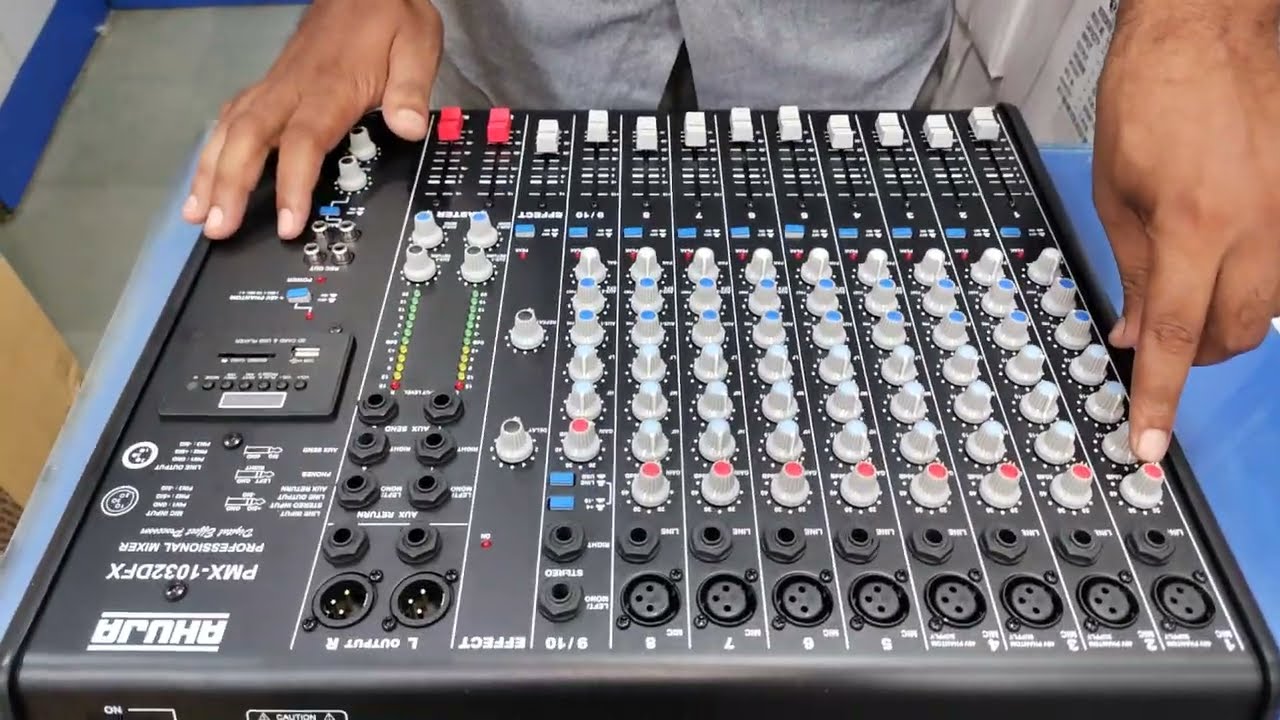 Ahuja 10 Channel Mixer PMX-1032DFX