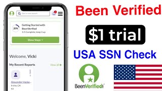 been verified $1 trial been verified ssn check been verified background checks reviews USA SSN check