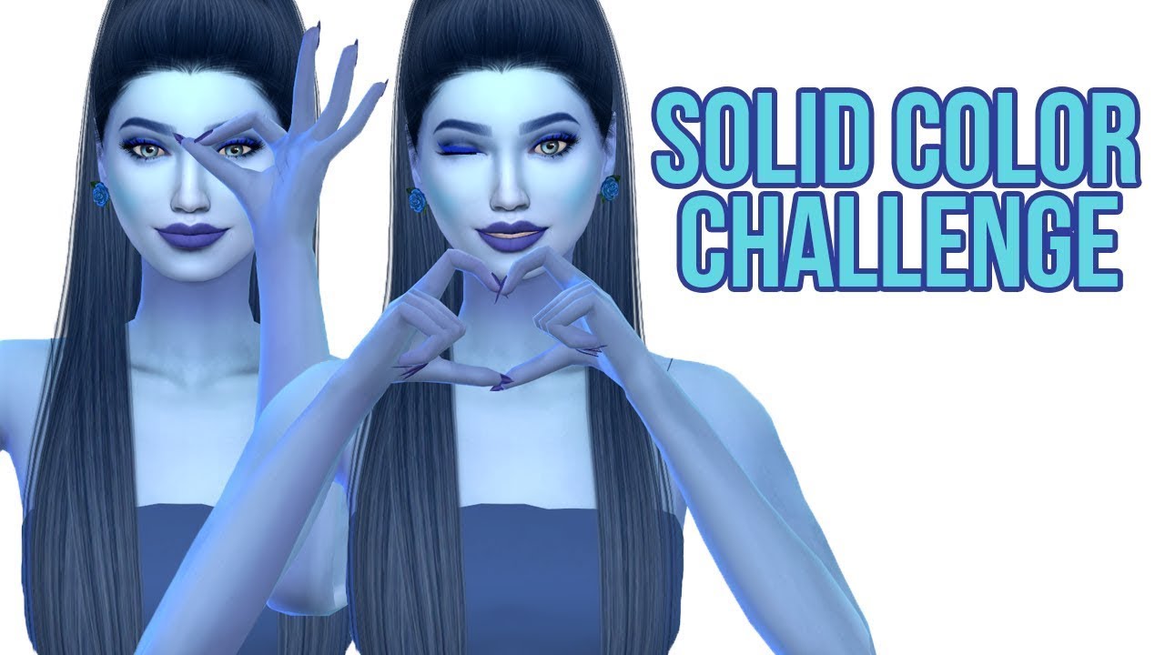 SOLID COLOR CHALLENGE BLUE - YouTube