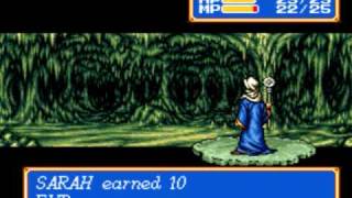 Let's Play Shining Force 2 Part 11 Battle In The Darken Cavern!