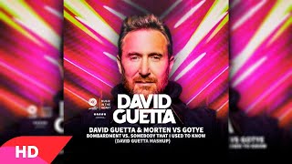 David Guetta & MORTEN vs. Gotye & Kimbra - Bombardment vs. Somebody That I Used To Know ( Mashup)