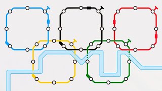 Abusing the RINGS OF POWER in Mini Metro!