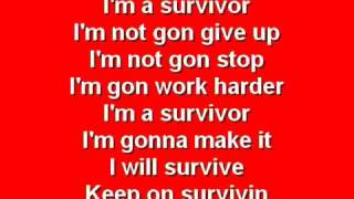 Survivor Destinys Child With Lyrics Cutted