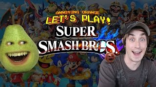 Annoying Orange - Pear vs Daneboe in SUPER SMASH BROS!