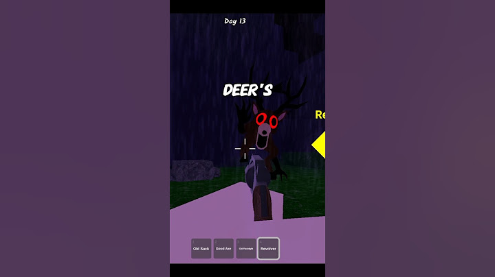 where did THE DEER 🦌 come from In 99 nights in the forest #99nightsintheforest #roblox