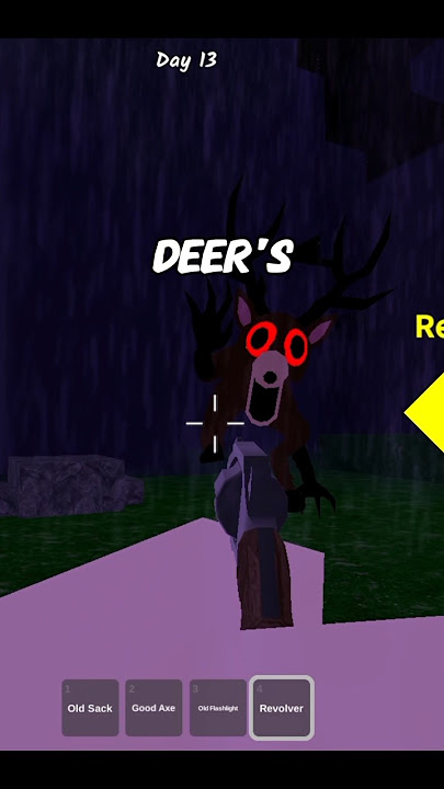 where did THE DEER 🦌 come from In 99 nights in the forest #99nightsintheforest #roblox