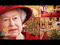 The Queen's Christmas decorations go up in Windsor Castle