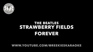 The Beatles | Strawberry Fields Forever | Karaoke - YouTube