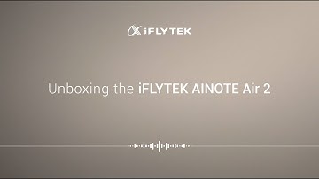 Unboxing the iFLYTEK AINOTE Air 2