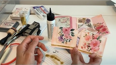 Hidden Paperclips with Index Cards and Journal Cards Budget Crafts