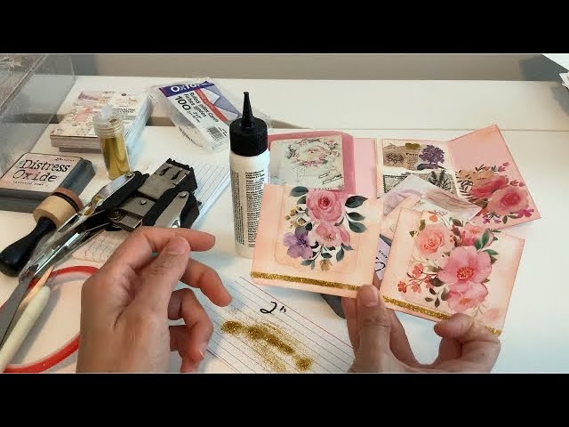 How to Make REMOVABLE PAGE TABS for JUNK JOURNALS! Playing with