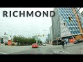 Richmond BC Downtown Drive 4K - British Columbia, Canada