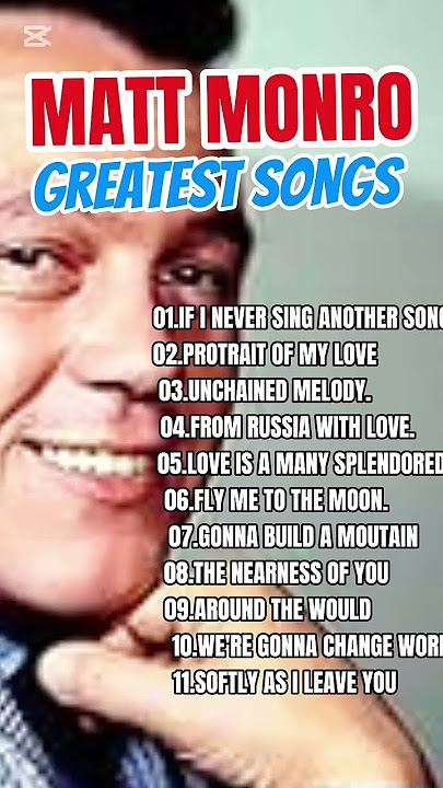 Matt Monro Greatest 2025 Best Songs Of Matt Monro Playlist Collection 2025 #mattmonro #greates