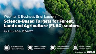 Science-Based Targets for Forest, Land and Agriculture (FLAG) sectors