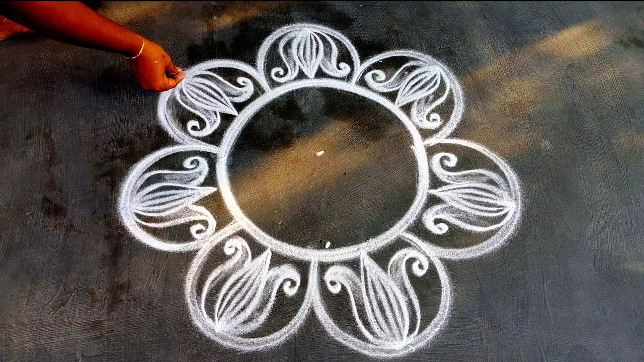 Diwali Simple kolam designs🌹2025 Diwali muggulu🌹Festival rangoli🌹Super Rangoli Kolam🌹CreativeRangoli
