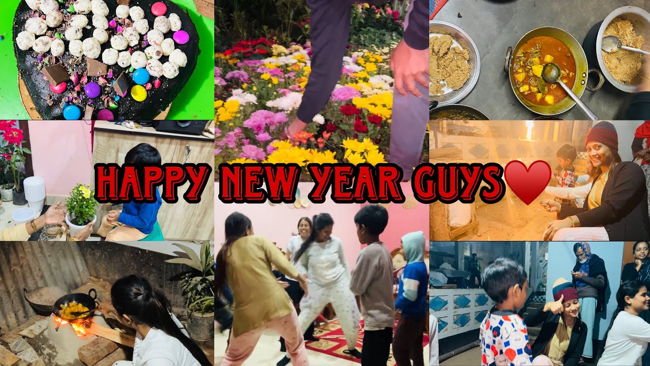 Happy New Year Guys ♥️|| New Year with my in-laws🫶🏻✨|| Flower Shopping🌻