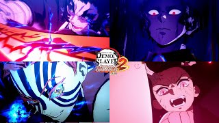 Demon Slayer Hinokami Chronicles 2 - All Demon Ultimate Attacks & Dual Ultimate Attacks (Kaigaku)