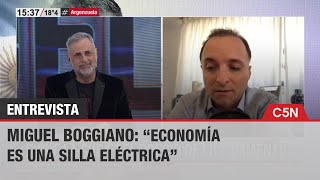 ENTREVISTA a MIGUEL BOGGIANO: 'ECONOMÍA es una SILLA ELÉCTRICA'