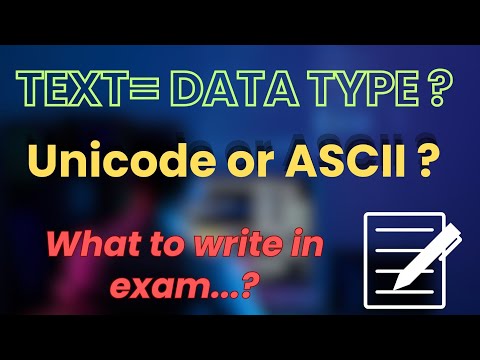 String Data Type in Python Explained Simply (Unicode Vs ASCII)