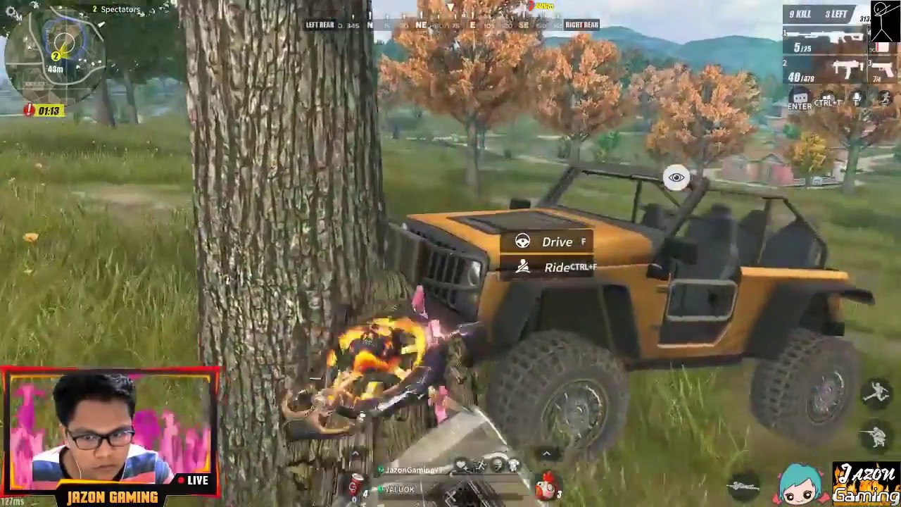 Yalu_ok VS jazon gaming nag away dahil sa kakampi (RuLES OF SURVIVAL)