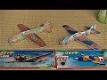 【34歳】の紙飛行機遊び【懐かしの駄菓子屋おもちゃソフトグライダー】Paper airplane from 34 years old [soft glider]