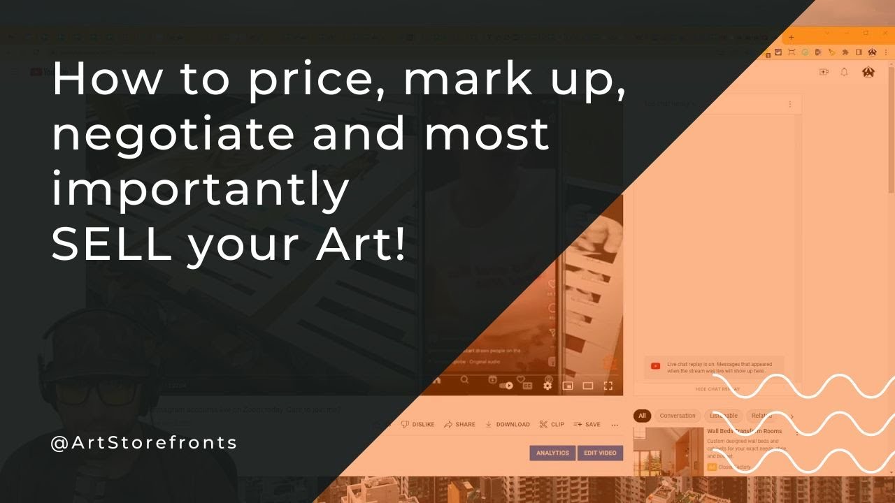 How to price, mark up, negotiate and most importantly SELL your Art