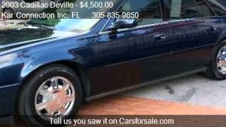 2003 Cadillac Deville  for sale in Miami, FL 33167 at Kar Co