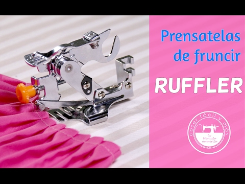 Prensatelas ruffler para fruncir y plisar