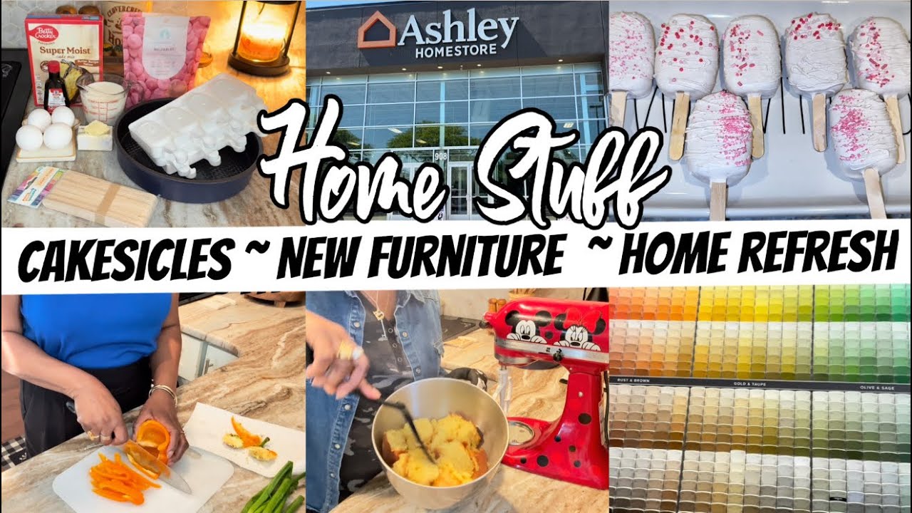 HOME STUFF | HOW TO MAKE CAKESICLES | HOME DECORATING | EASY  MEAL