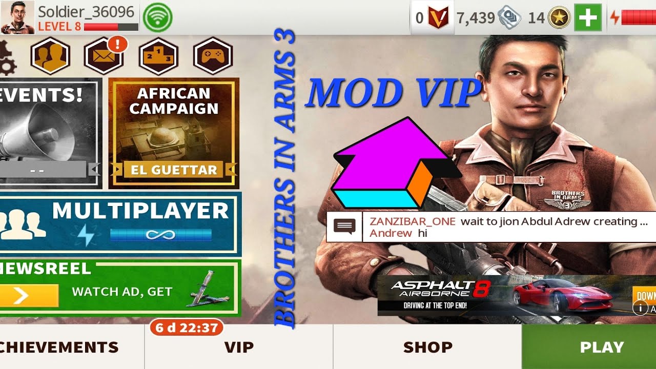 BROTHERS IN ARMS 3 BIA 3 MOD FREE STORE SD865