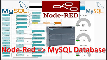 PLC S7-1200 connect with Node-Red and MySQL Database