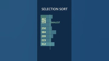 Selection Sort  #codinginterview #coding #programming #softwareengineer