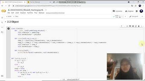 Program Bilangan Pecahan  dengan menggunakan Class (python)