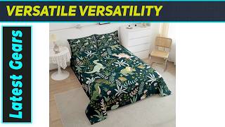 Castle Fairy Dinosaur Comforter: Cute & Cozy Queen Bedding!