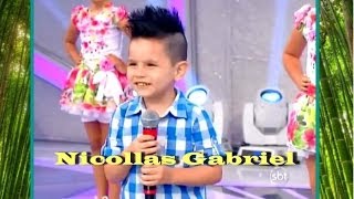Nicollas Gabriel - Fui Fiel - 01/02/2014 - Eu e as Crianças - Raul Gil