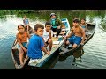 Amazon Village KIDS take ME Fishing!!! (Surprise Catch)