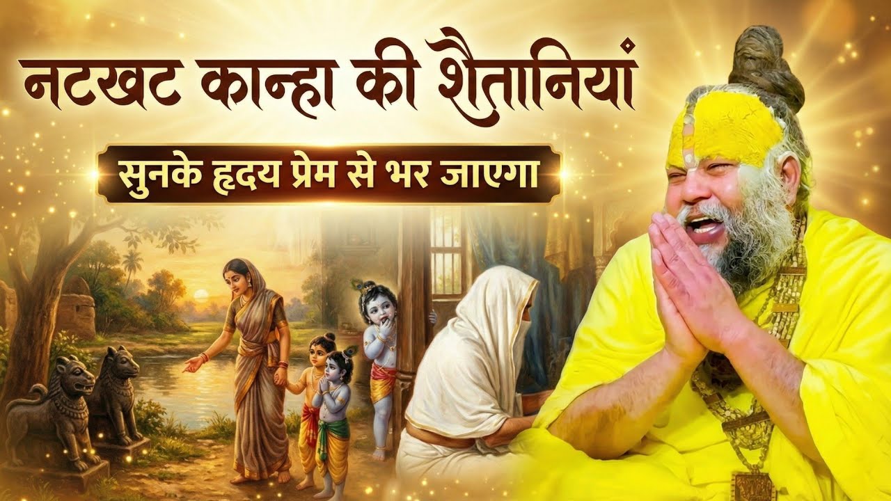 नटखट कान्हा की शैतानियां | सुनके हृदय प्रेम से भर जाएगा | Shri Premanand Ji Maharaj