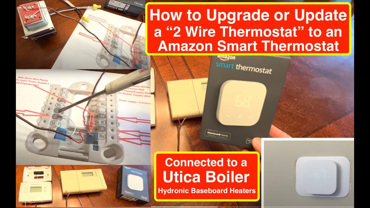 How to upgrade an old 2 Wire Thermostat to a Smart Thermostat - Amazon