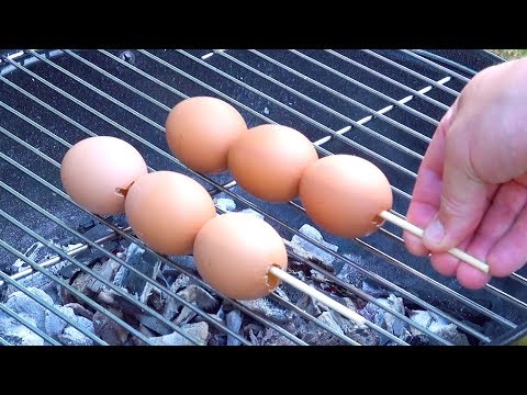 Have You Ever Put Eggs On The Grill? It's Delicious!